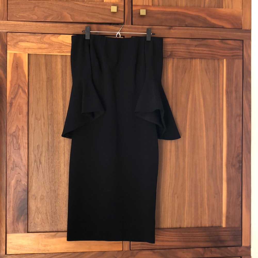 Form fitting, off the shoulder Chelsea 28 dress.